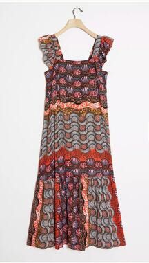 COREY LYNN CALTER Anthropologie Corey Lynn Calter Doriane Midi Dress // XS